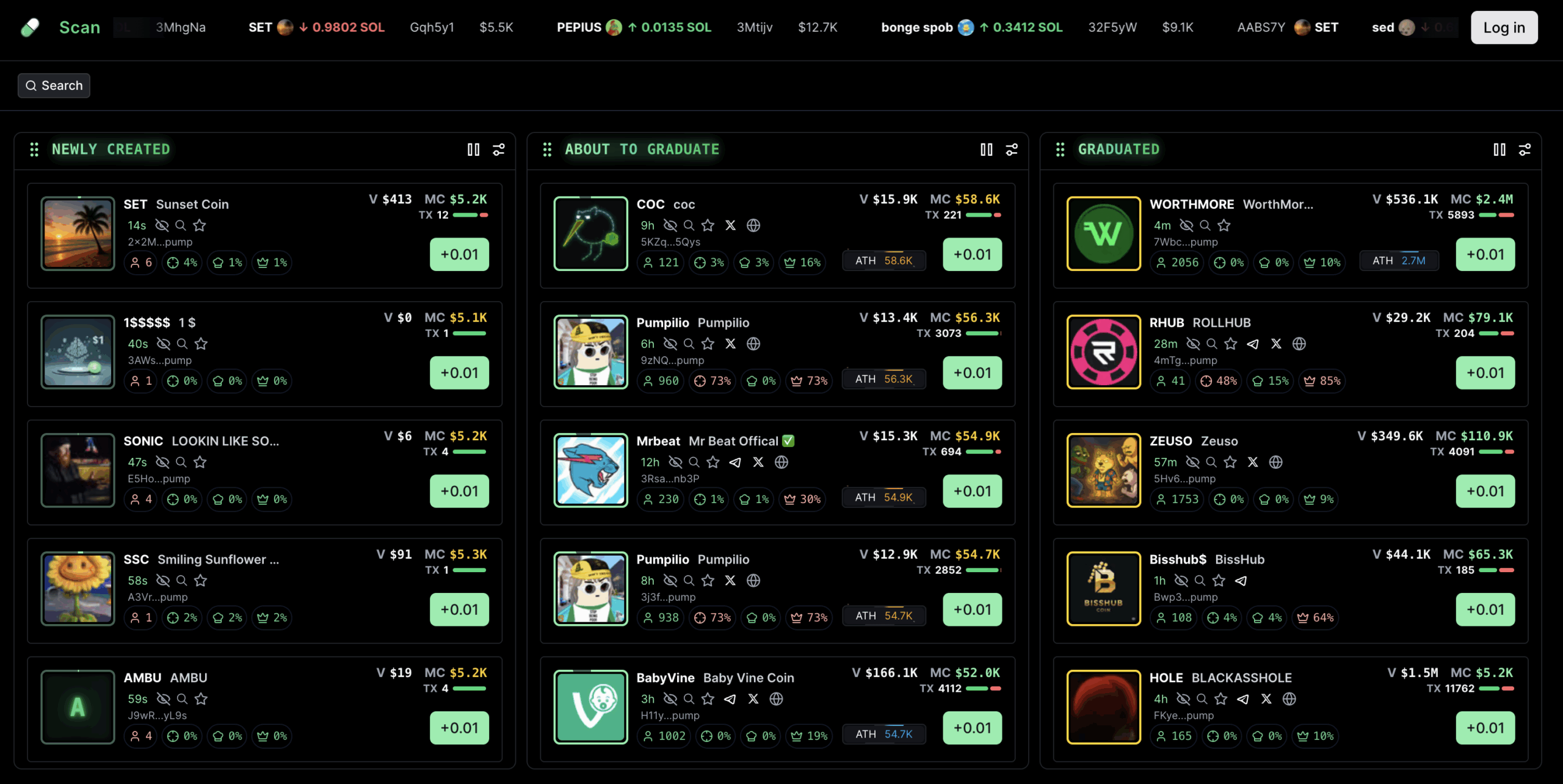 meme coin sur Pump Fun