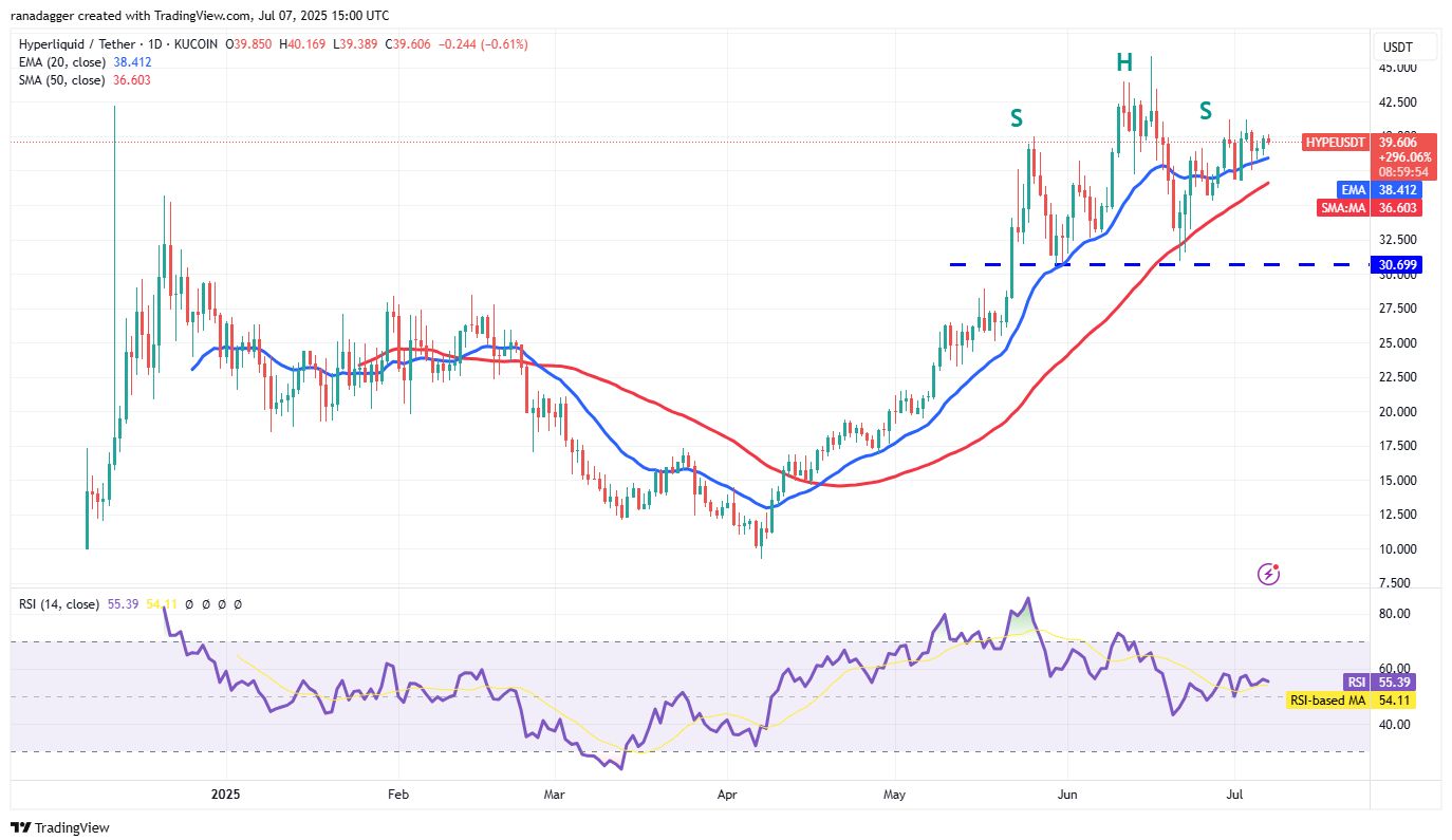 Analyse technique du prix du token HYPE