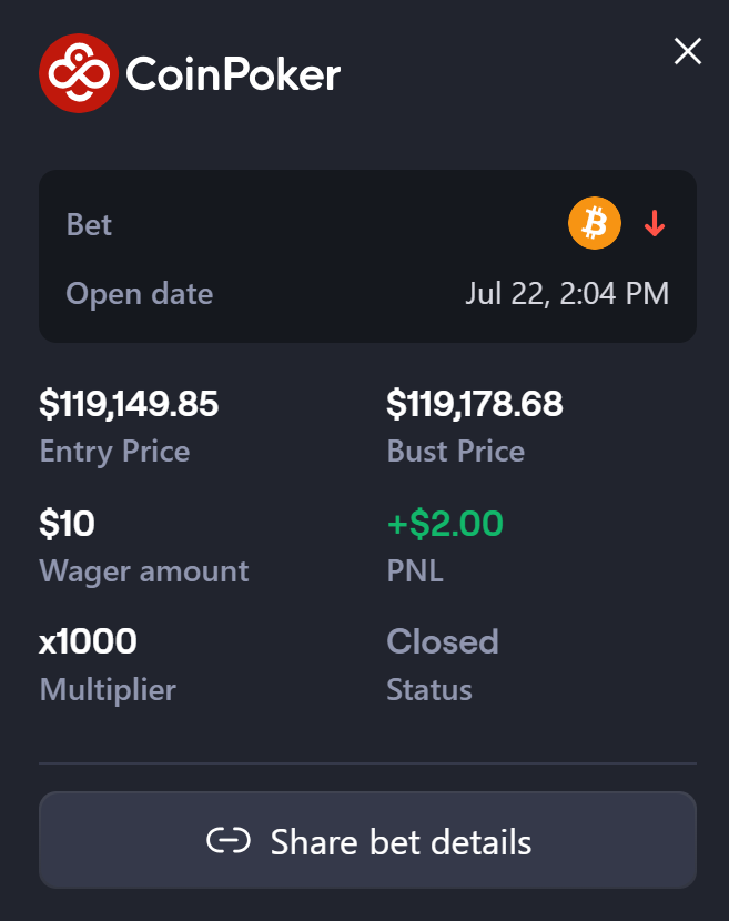 paris positionné coinfutures