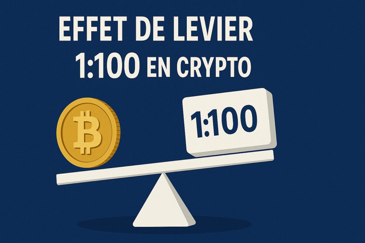 Effet de levier 1:100 en crypto : tout savoir en 2026