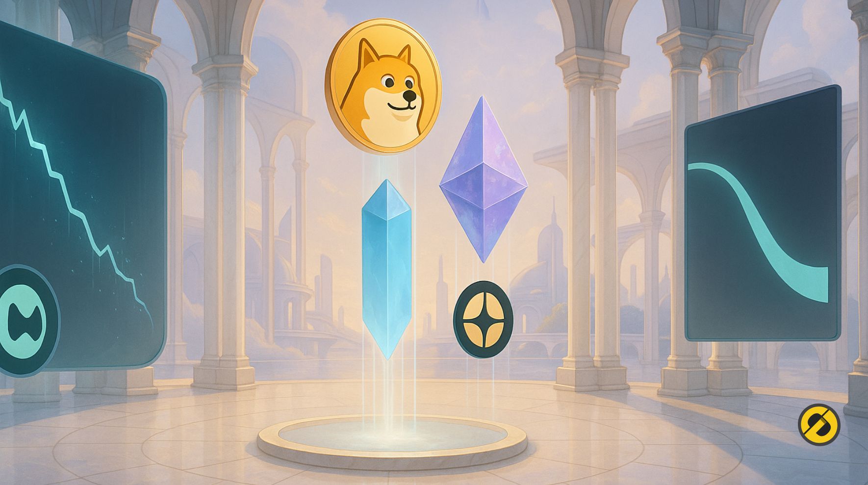 Le marché crypto est en chute libre, mais 3 tokens défient toutes les  attentes