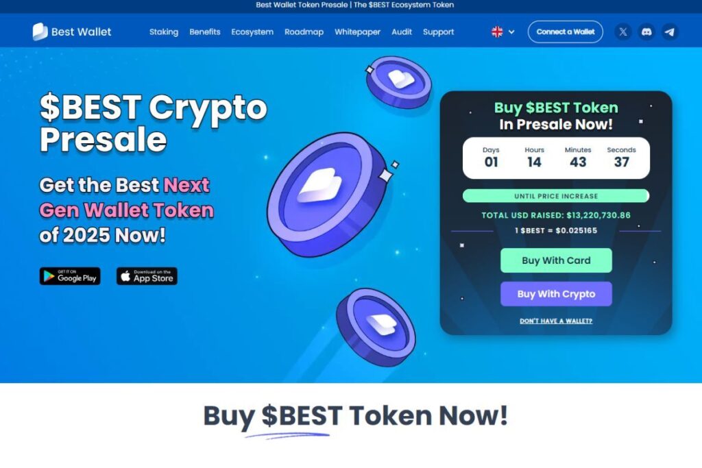 Best Wallet Token (6) κρυπτονομίσματα