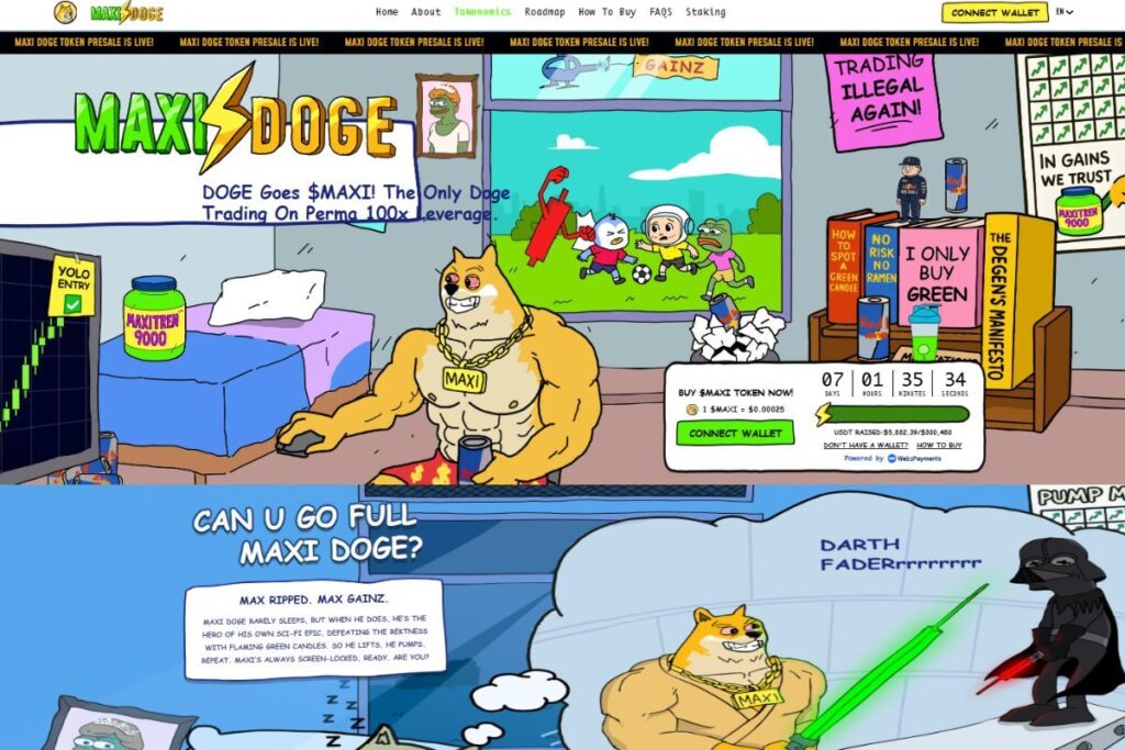 maxi doge meme coins