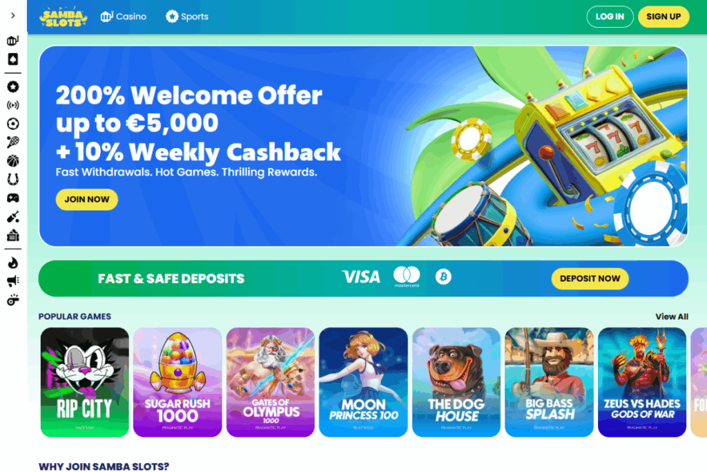 samba slots (1) καινούριο online casino