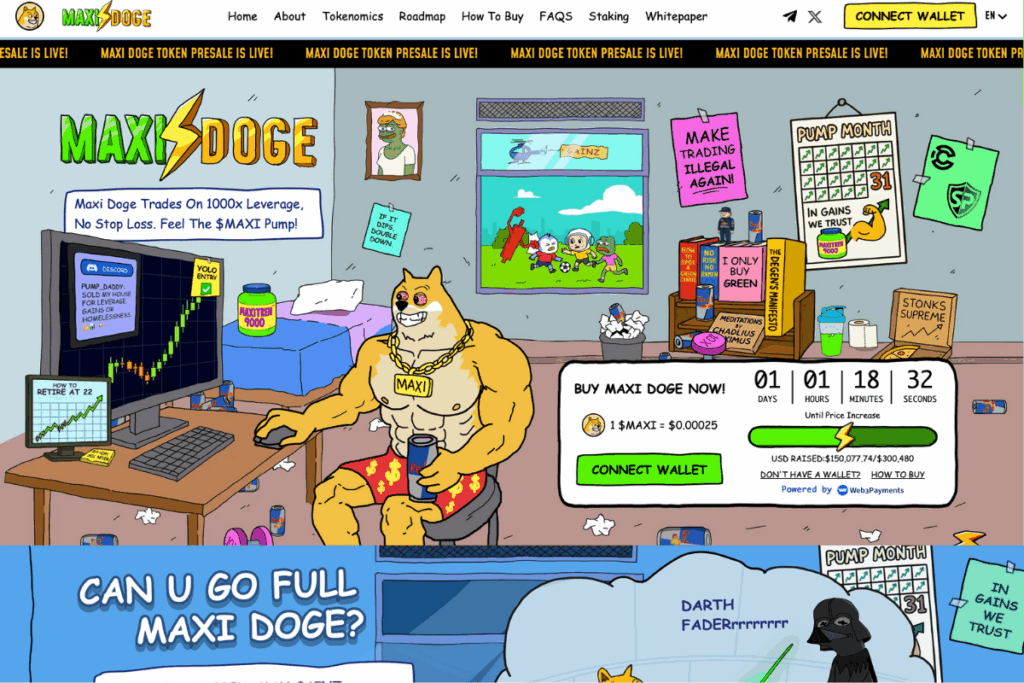 maxi doge presale altcoins
