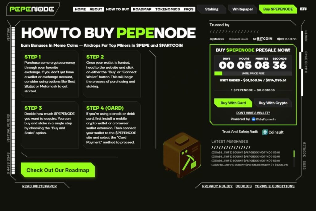 pepenode how to buy