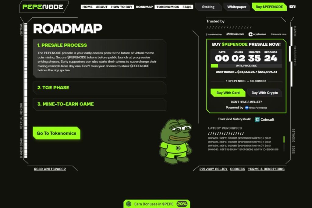 pepenode roadmap