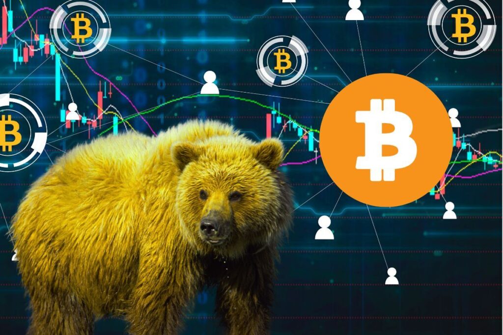 το Bitcoin πέφτει bears