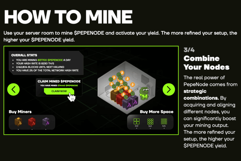 how to mine pepenode