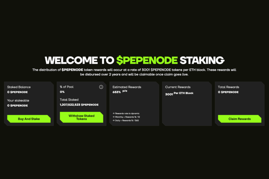pepenode stacking