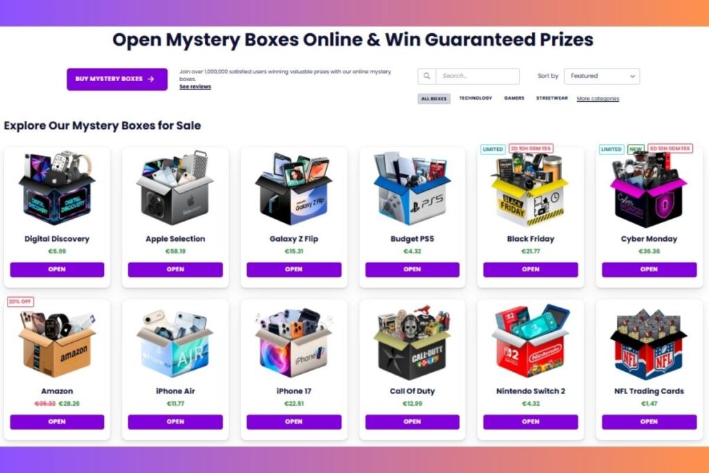 Οδηγός Jemlit Mystery Boxes