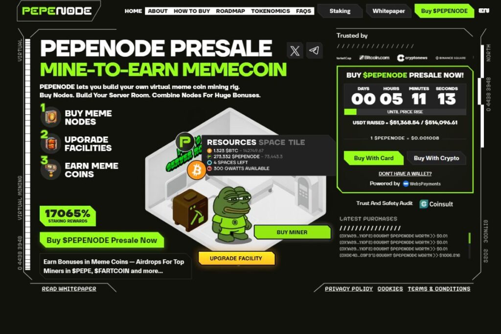 Pepenode presale