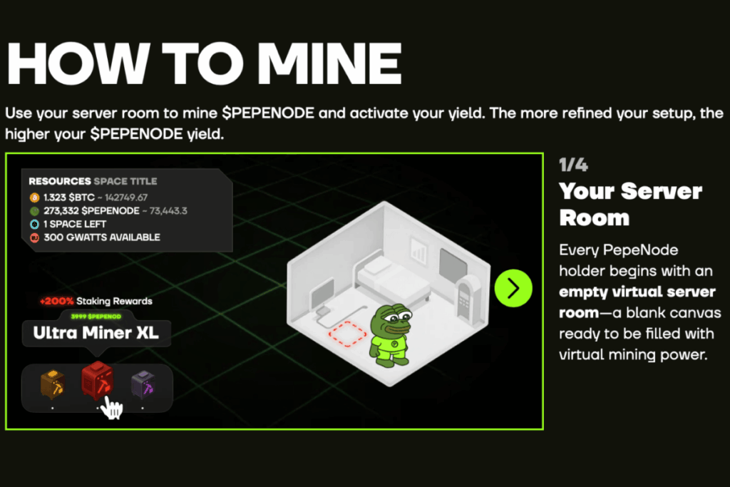 how to mine pepenode