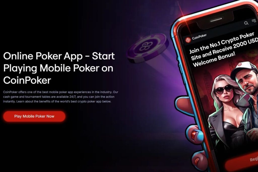 CoinPoker crypto bitcoin Promo Poker apps