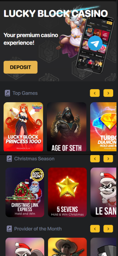 lucky block casino mobile