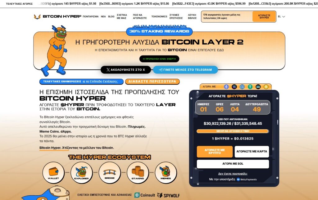 bitcoin hyper presale