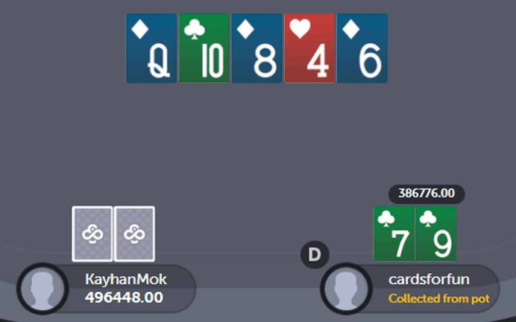 coinpoker straight heads up