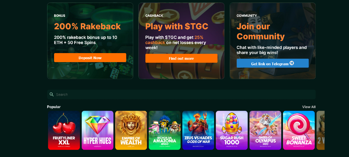 Kripto kaszinók - TG Casino