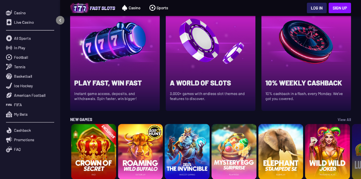 Legjobb online kaszinók - Fast Slots