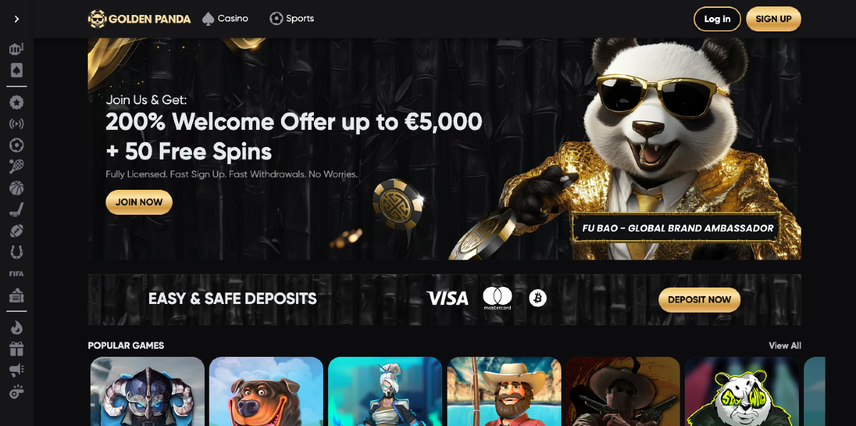 Legjobb online kaszinók - Golden Panda 
