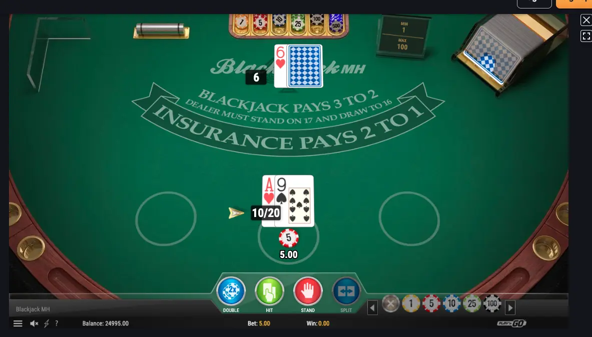 blackjack jatek eloben