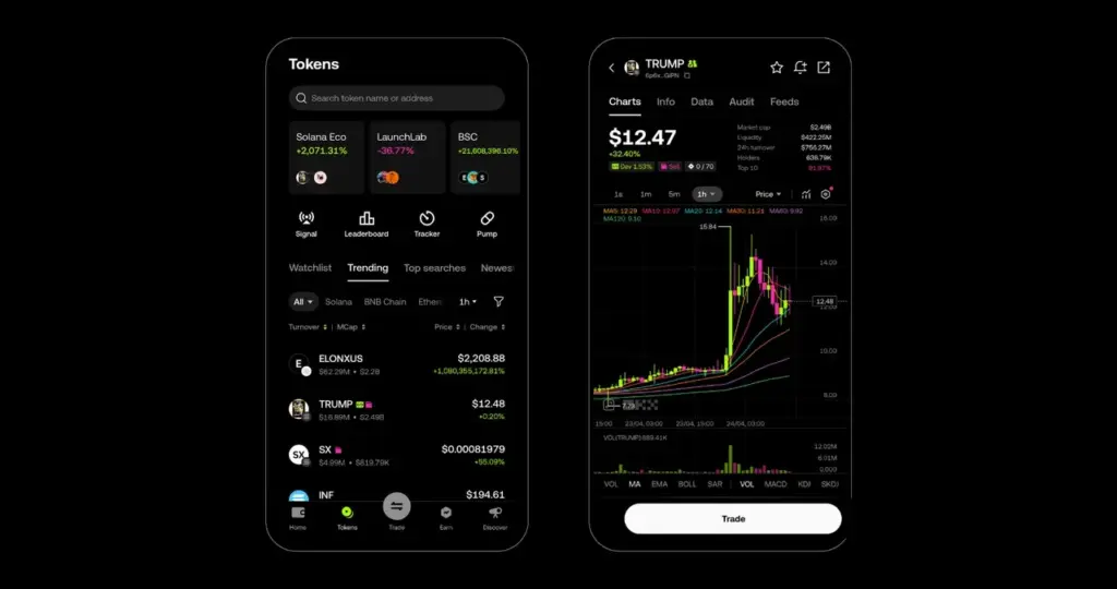 OKX mobil app
