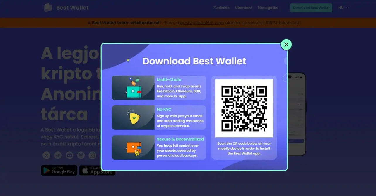 Bitcoin vasarlas Best Wallet regisztracio