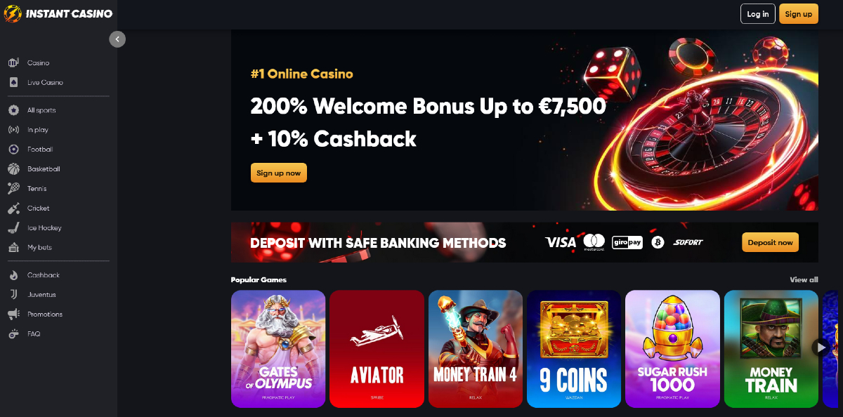 Ethereum Casino - Instant Casino
