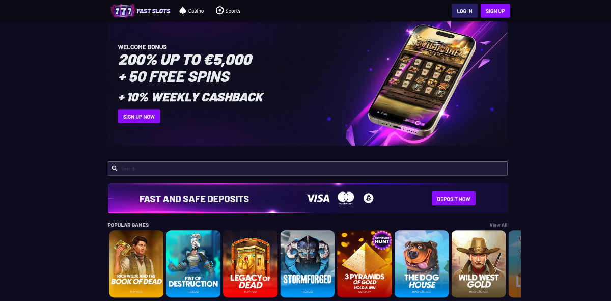 Befizetés nélküli bónusz - Fast Slots