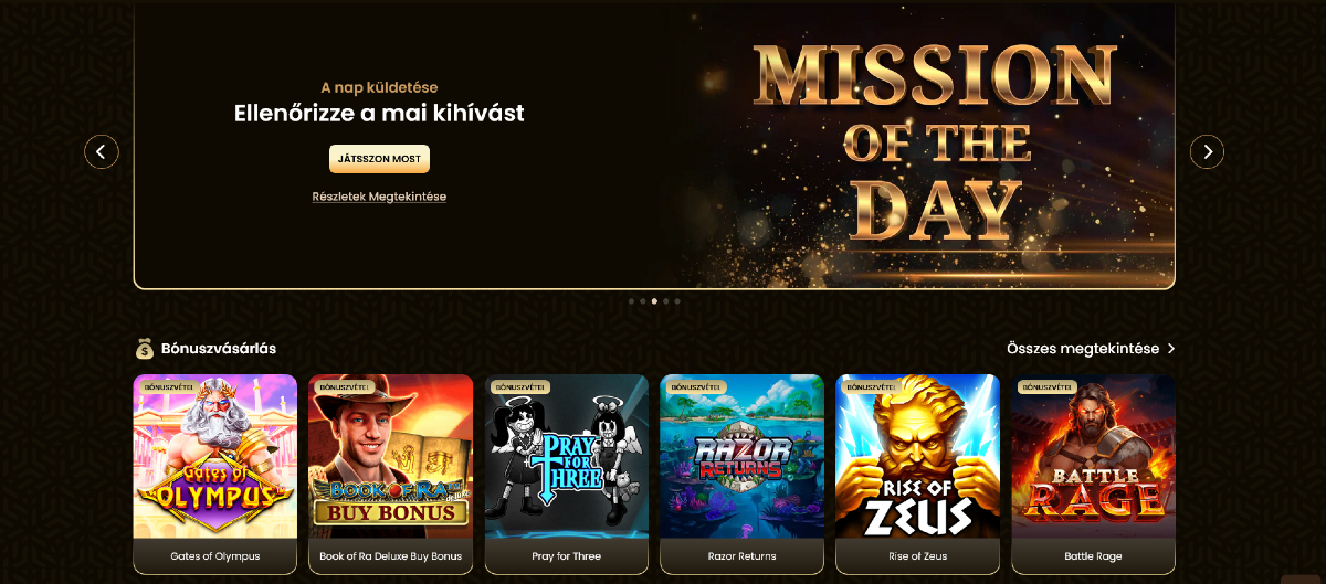 Goldspin - Szerencsejáték online