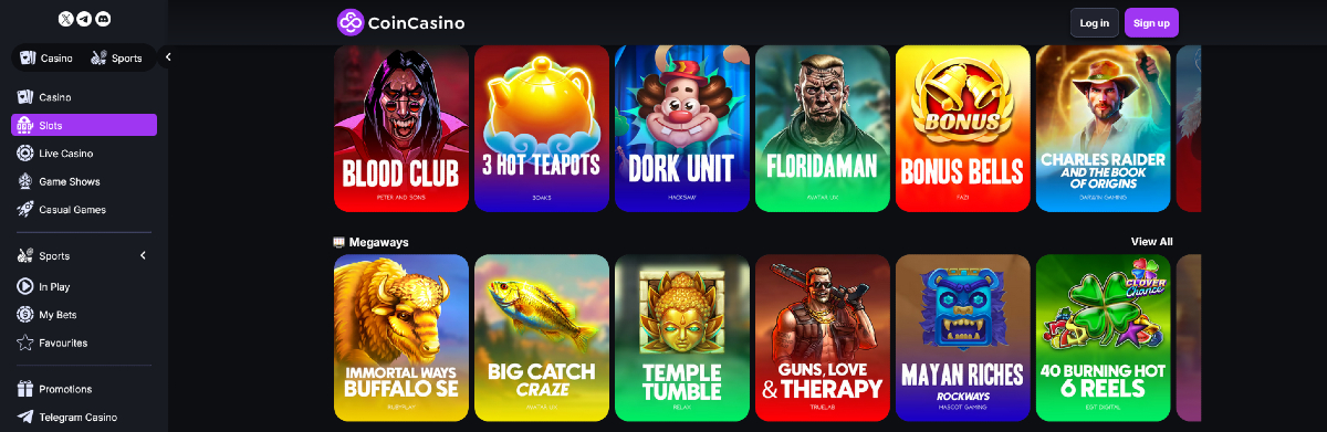 No deposit casino bonus - CoinCasino