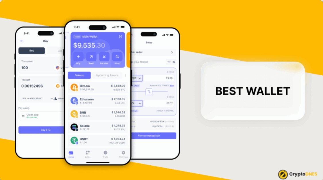 Best Wallet anonim kriptotárca