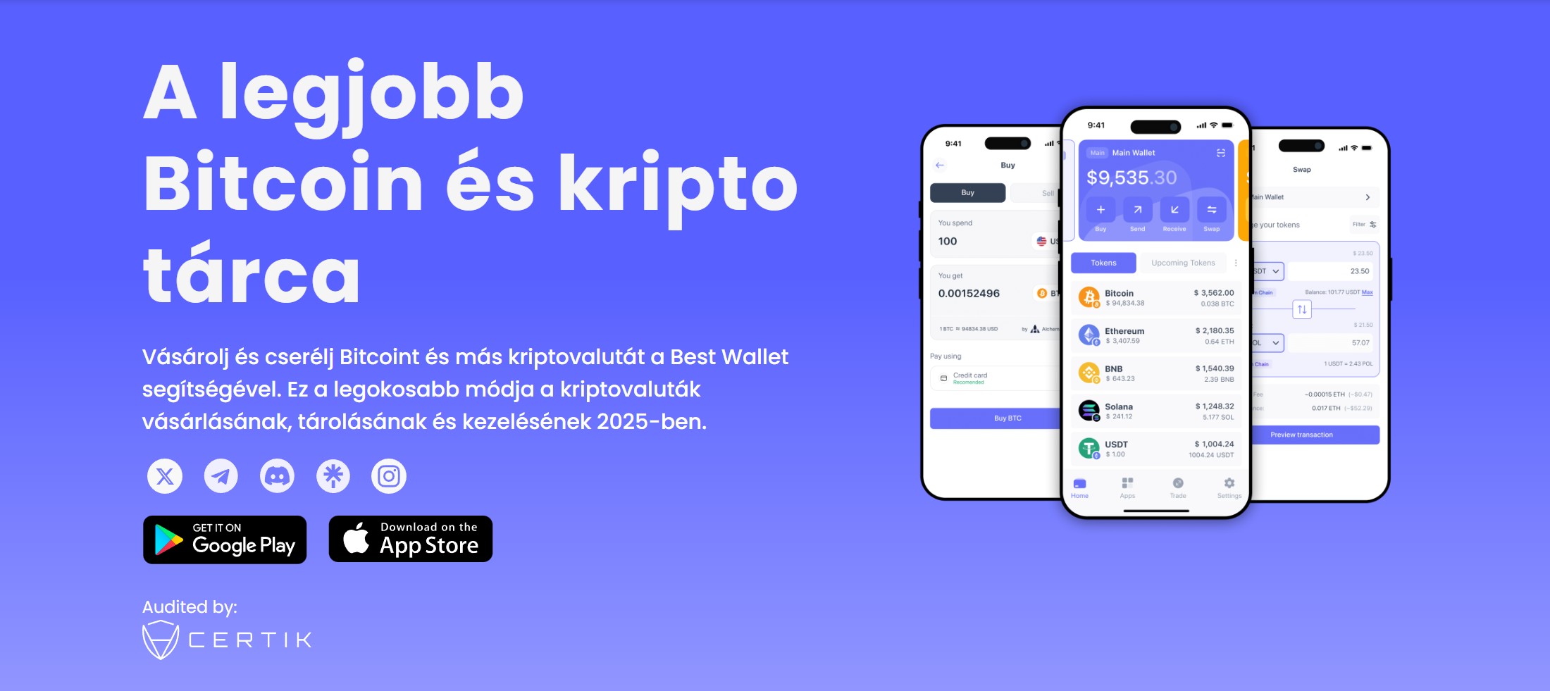 Best Wallet képernyőkép