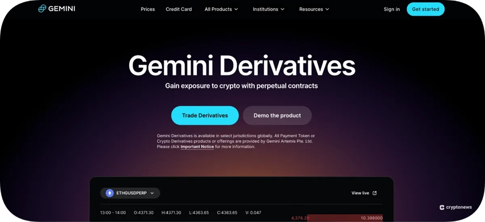 Gemini tozsde velemenyek derivativak