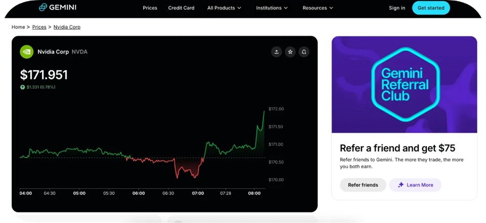 Gemini tozsde velemenyek tokenizalt reszvenyek