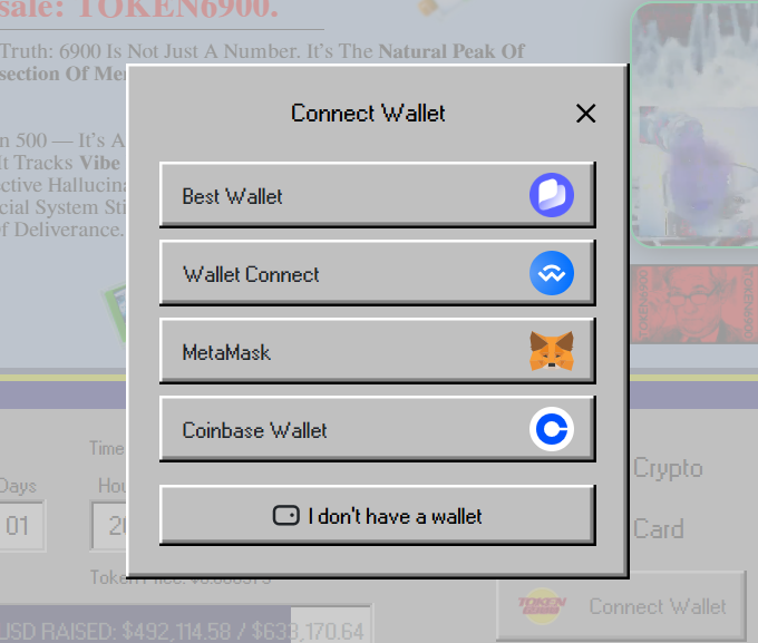 comprare token6900 - wallet