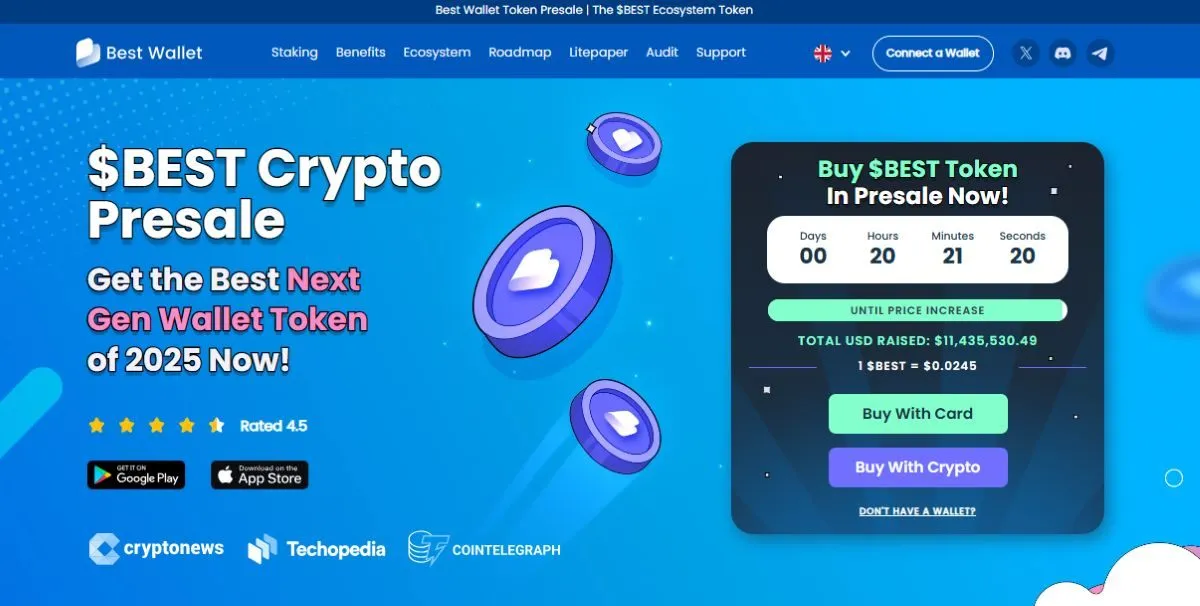 Best Wallet Token デスクトップ版公式サイト