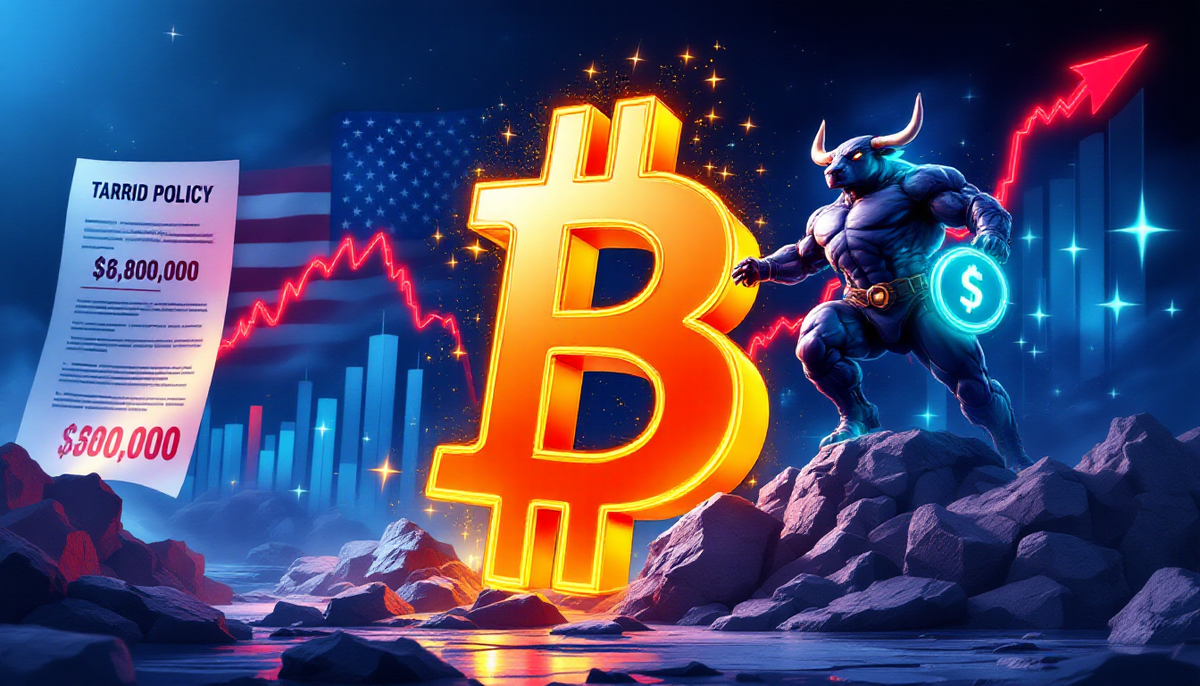 関税政策でBTC8万ドル割れ、新ミームコインは500万ドル調達