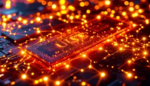 トークン化された米国債とブロックチェーンネットワークのイメージ