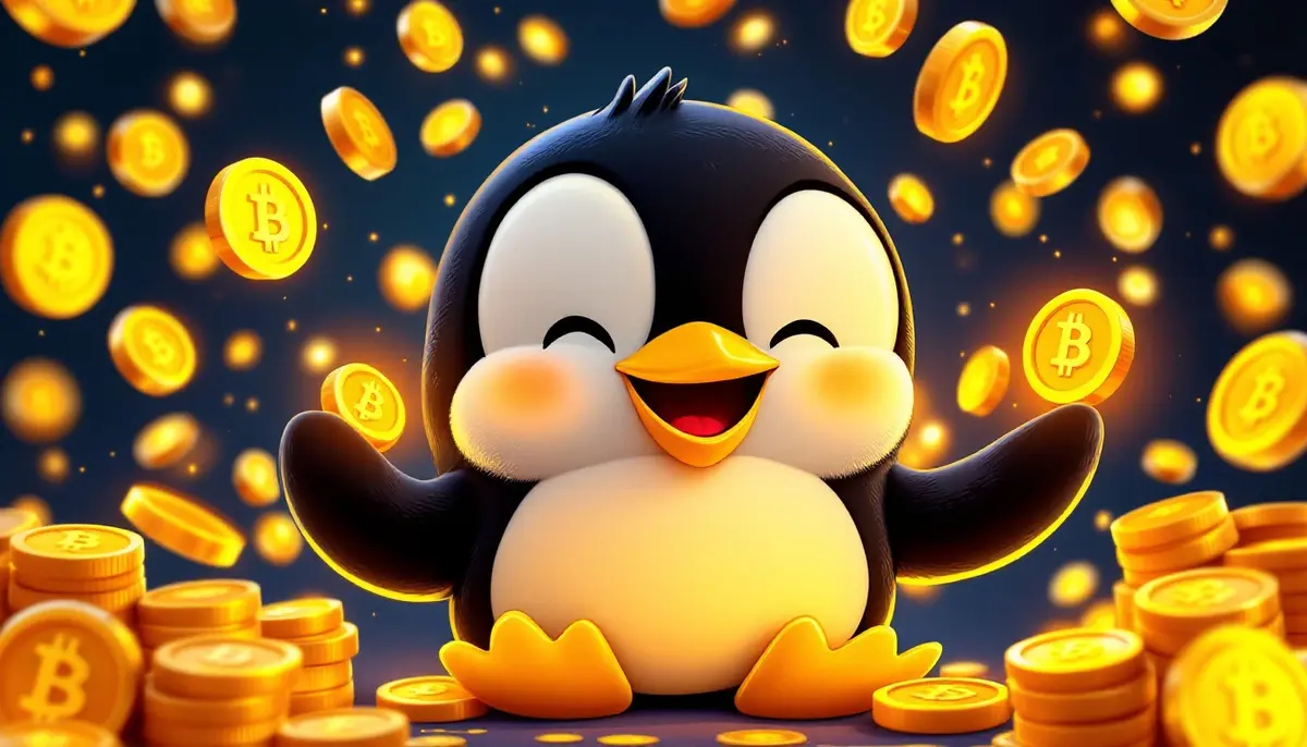 新しい仮想通貨PENGUが月間200%上昇、クジラの購入が加速