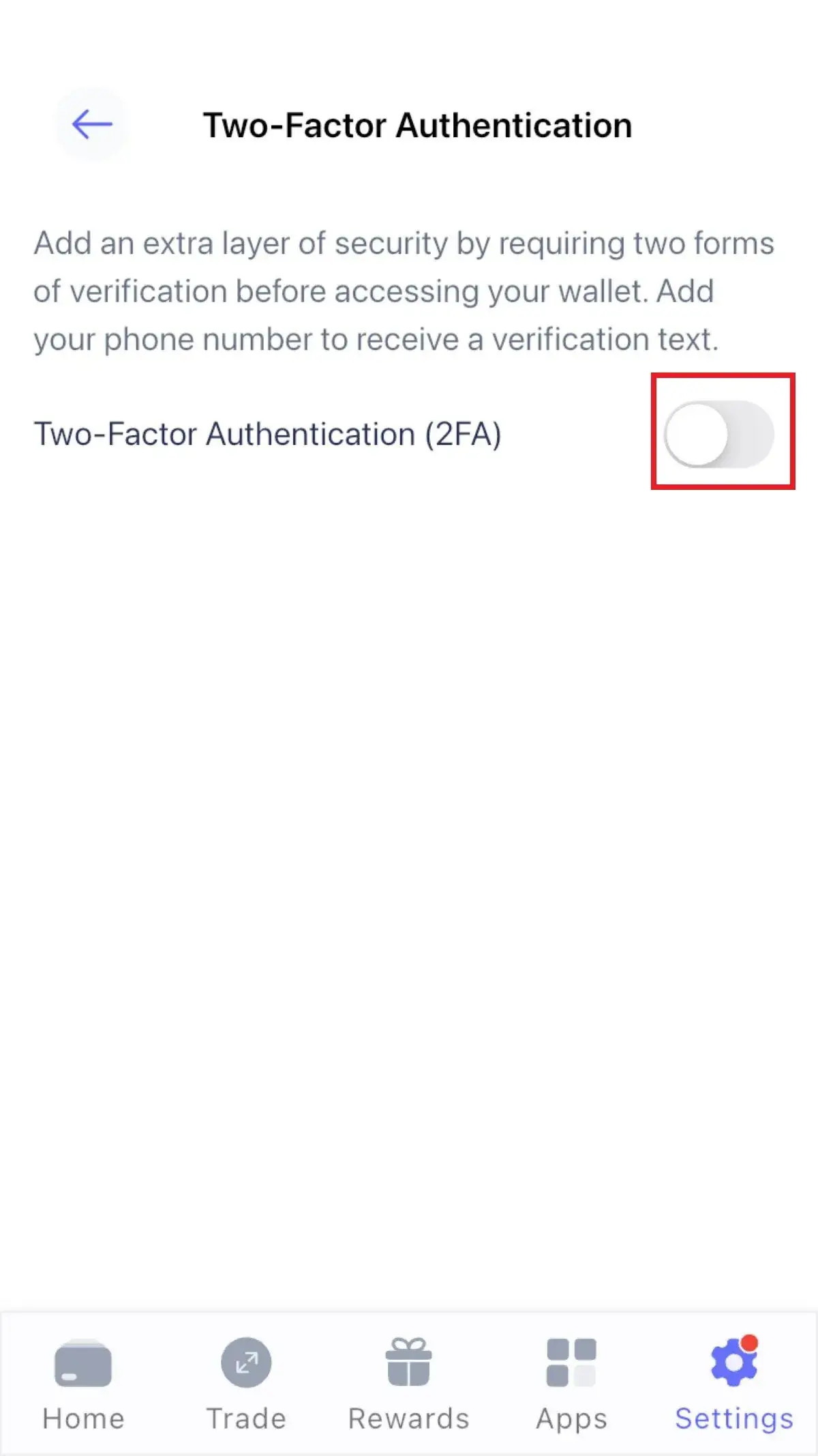 BestWallet2FA画面③