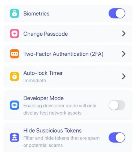 Best Walletの二要素認証（2FA）設定