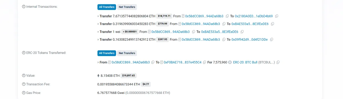 BTCBULL大口投資家の情報
