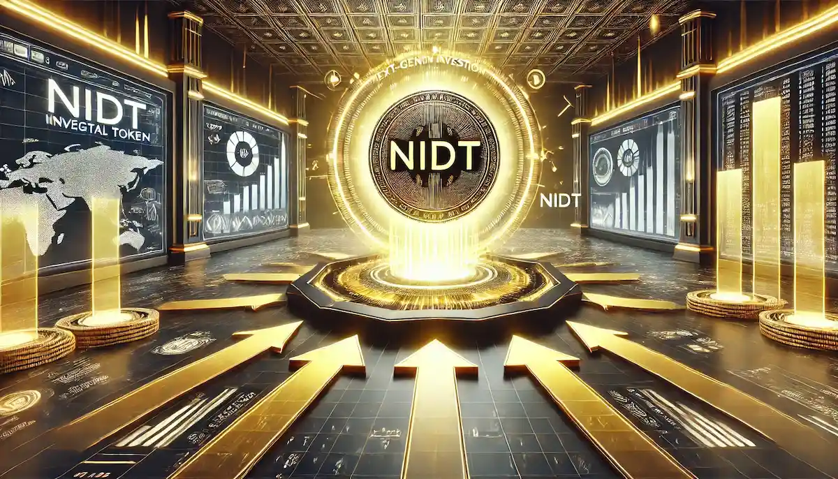 nidt-NIDTのコインが鎮座している