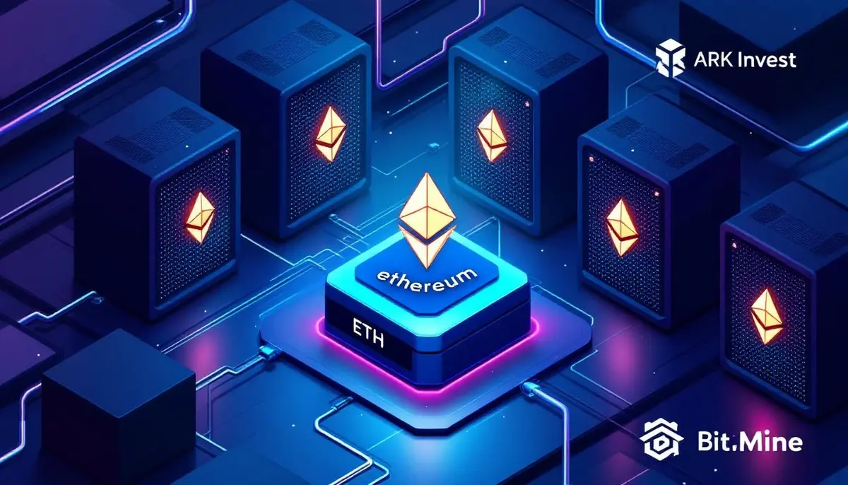米ビットマイン、アークから1億8200万ドル調達でETH購入拡大