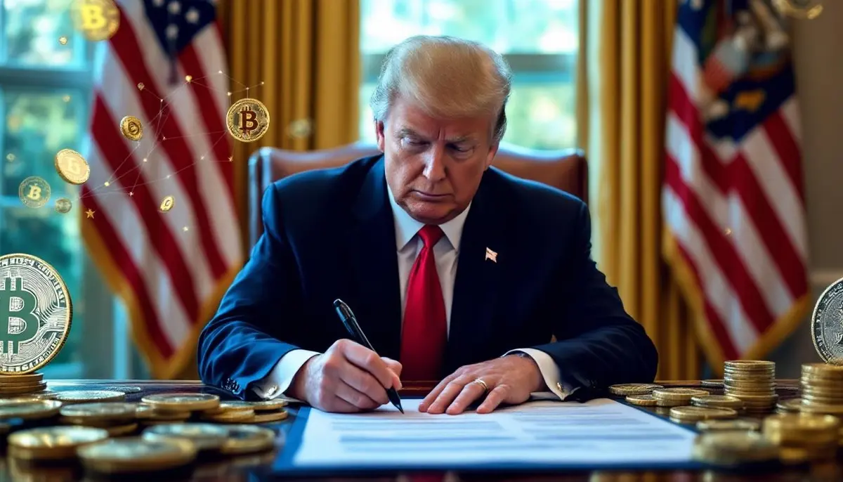トランプ大統領、GENIUS法署名｜ステーブルコイン規制明確化