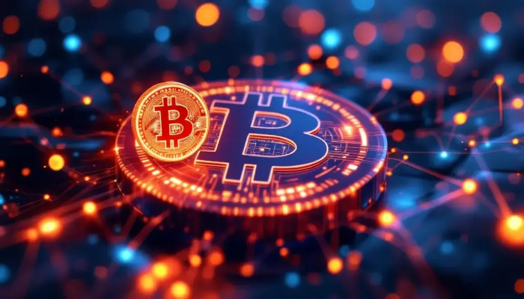 Bitcoin Hyperの象徴的な仮想通貨イメージ