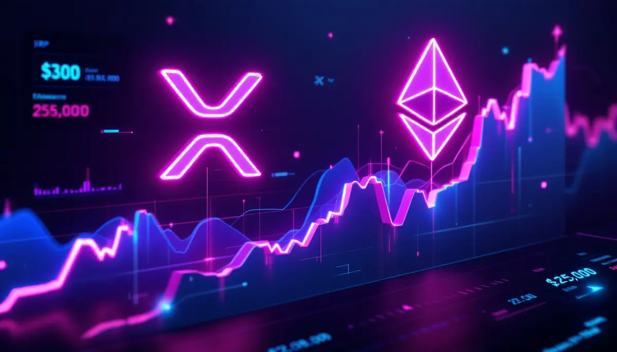 XRP300ドル、ETH2.5万ドル予測｜仮想通貨投資で100倍狙う3銘柄