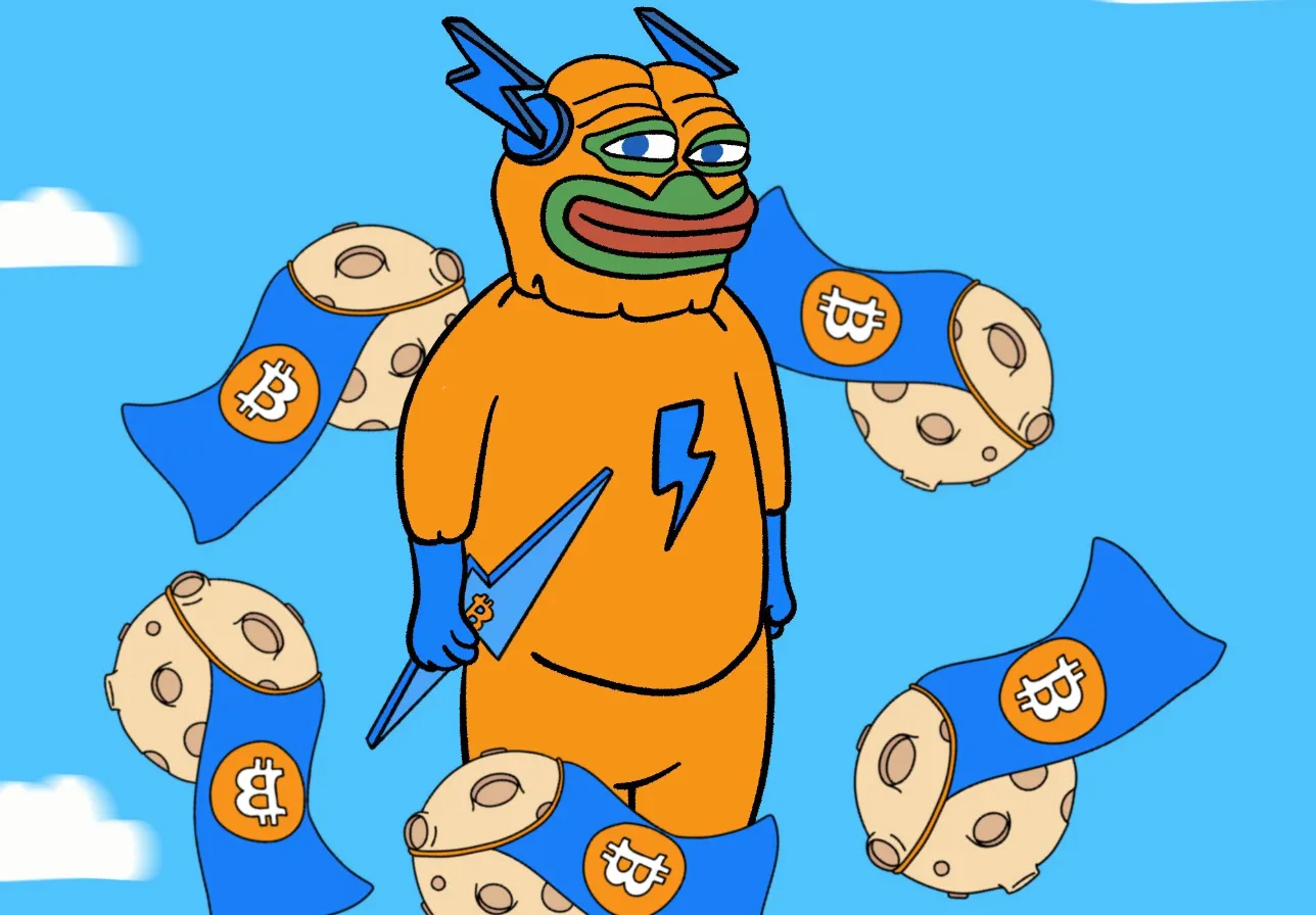 ビットコインミームに囲まれるBitcoin Hyperミーム