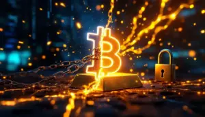 ブロックチェーン上で対立するビットコインとトークン化された金